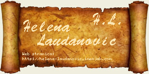 Helena Laudanović vizit kartica